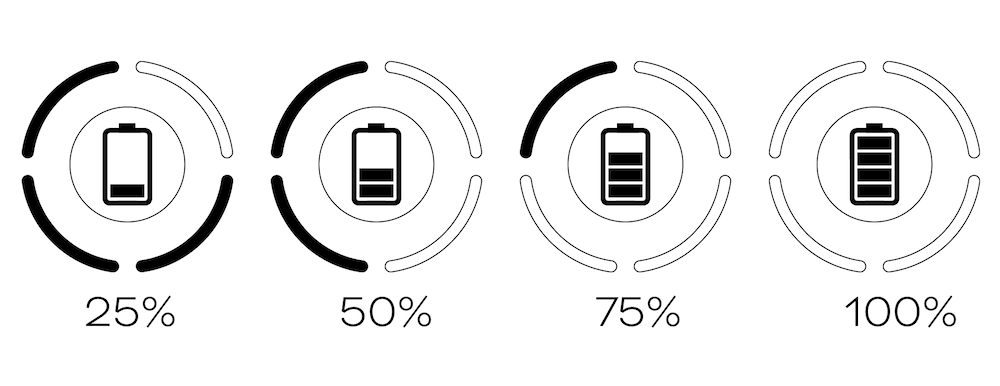 DALI KATCH G2 Battery Levels