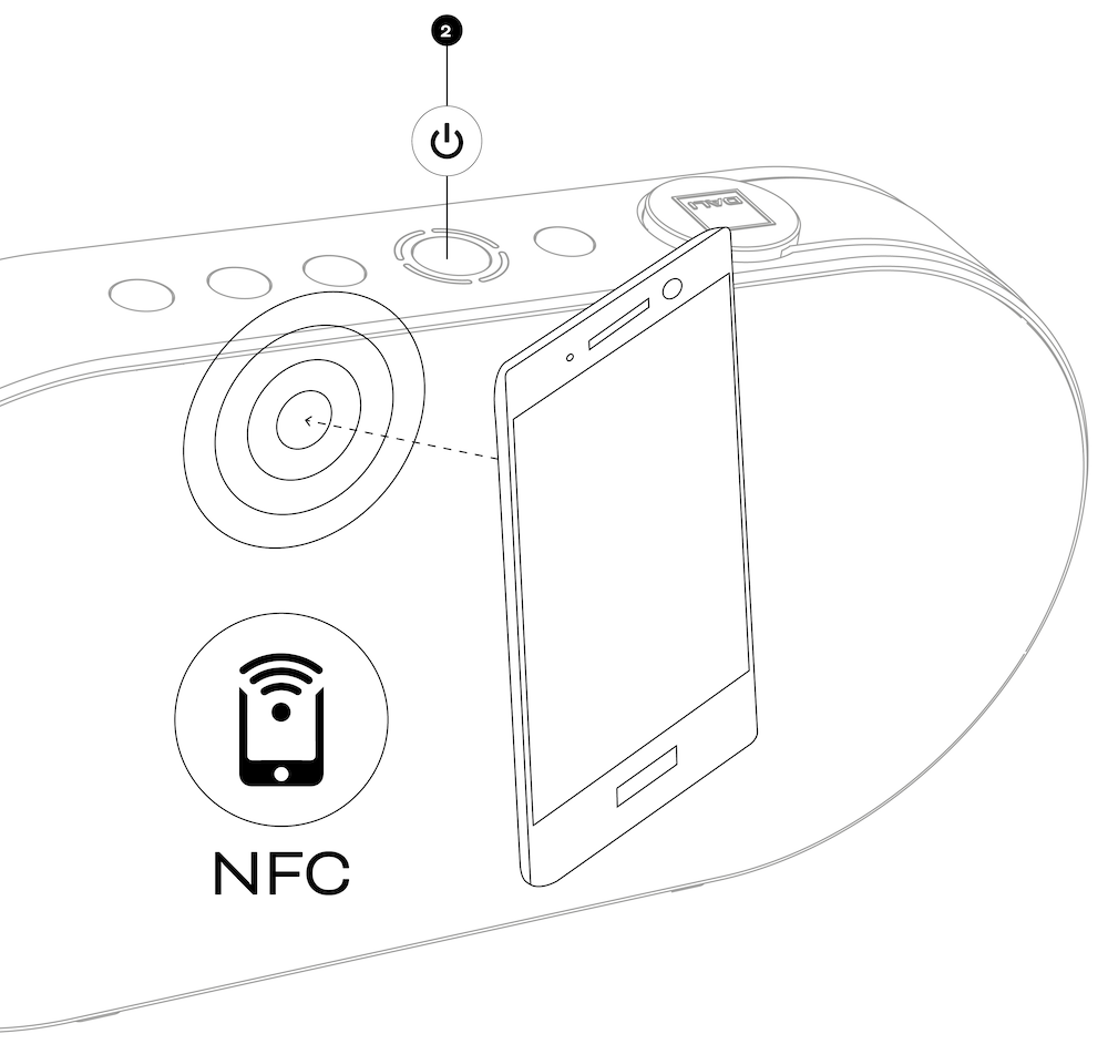 DALI KATCH G2 Bluetooth NFC Pairing