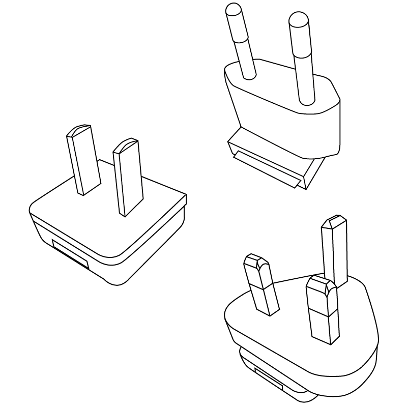 DALI KATCH G2 Mains Adapter Plugs