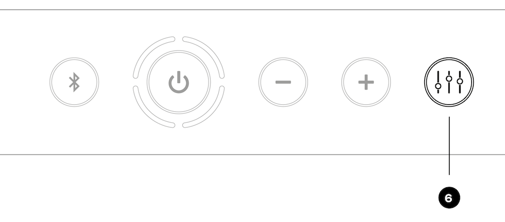 DALI KATCH G2 Sound Mode Button