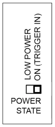 MXA 8400 Power State Switch on