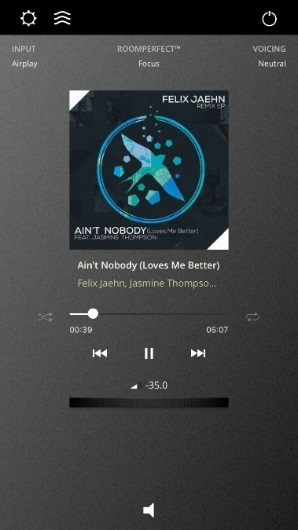 Lyngdorf Remote App Home