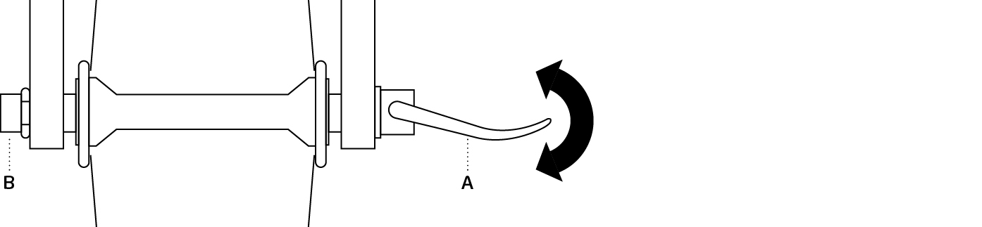 Abbildung: Aufbau Q-Loc-Steckachse