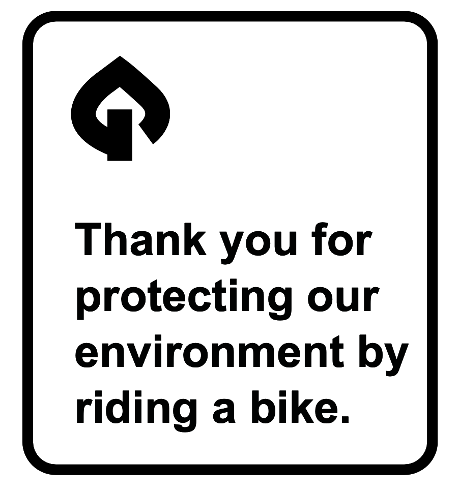 Abbildung: Thank you for protecting the environment!