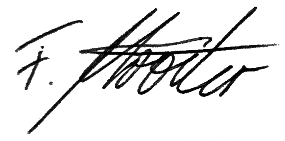 Abbildung: Unterschrift Felix Ströder