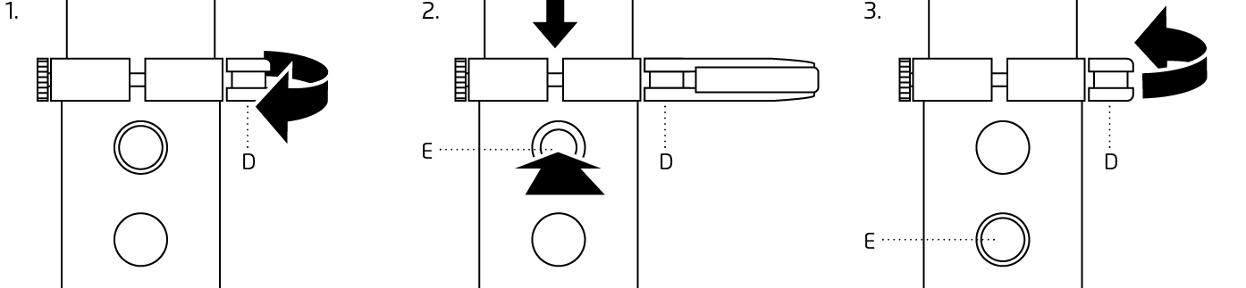 Abbildung: Verstellbarer Vorbau / Höhenverstellung