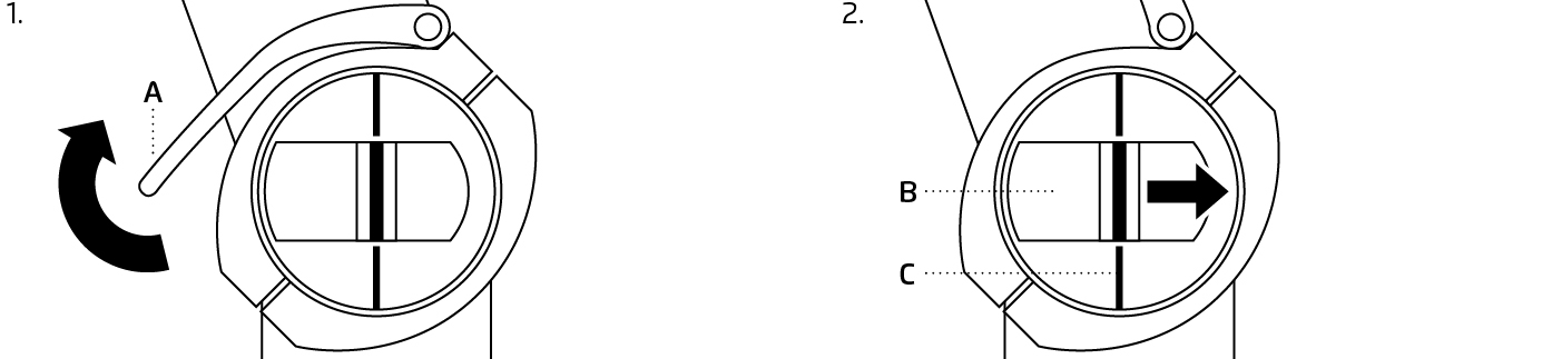 Abbildung: Verstellbarer Vorbau / Winkelverstellung